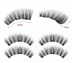 img 3 attached to Magnetic Lashes Magnetic False Eyelashes 3D, KS02-3 (on 3 magnets) reusable