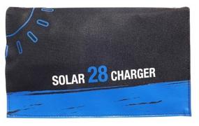 img 4 attached to Portable Folding Solar Charger SunPower 28W Solar Charger 28W