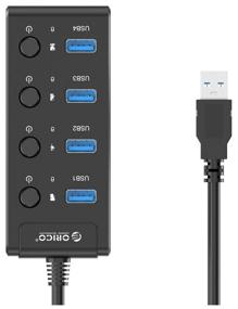 img 3 attached to USB hub ORICO W9PH4, connectors: 4, black