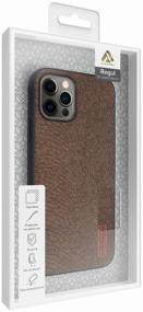 img 3 attached to Case LYAMBDA REGUL for iPhone 12/12 Pro (LA06-1261-BR) Brown