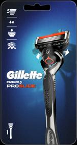 img 3 attached to Gillette Fusion5 ProGlide Men's Razor, 1 Cassette, 5 Carbon Blades, FlexBall Technology, Trimmer