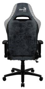 img 3 attached to Gaming chair AeroCool Baron, upholstery: imitation leather/textile, color: steel blue