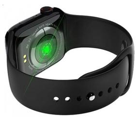 img 2 attached to Smart watch BandRate Smart BRSW9898BB with sleep monitoring, heart rate, calorie counter