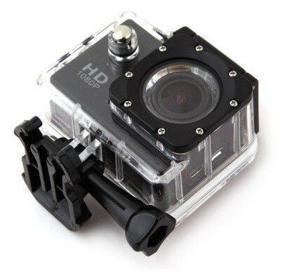 img 3 attached to SportSam HD 1080P Action Camera: Capture Adventure in Stunning 1920x1080 Resolution, 900 mA h Battery, Black