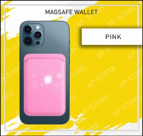 img 2 attached to 💕 Stylish Pink MagSafe Wallet Case for Apple iPhone: Ideal Card and Business Card Holder