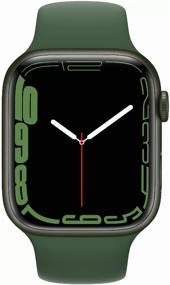 img 2 attached to Smart watch Apple Watch Series 7 45 mm Aluminum Case, green clover