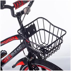 img 2 attached to Bicycle for children with training wheels Mobile Kid Slender, 20 inches, black-red