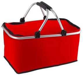 img 3 attached to ECOS Foldable thermo bag with aluminum frame CB-7046 red 30 l