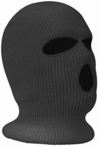 img 2 attached to Black balaclava, balaclava, sports mask, one size