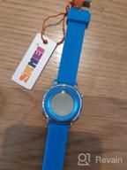 img 1 attached to Waterproof Kids Sports Watch with Multi-Function, 7 Color Lights, Alarm, Stopwatch - Ideal for Boys and Girls review by Alan Sawyer