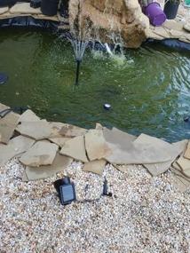 img 5 attached to Pennington Aquagarden Inpond 5 In 1 Pond & Water Pump Filter, UV Clarifier LED Spotlight And Fountain - All-In-One Solution For Clean, Clear And Beautiful Ponds Up To 200 Gallons