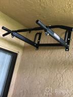 img 1 attached to ONETWOFIT OT103 Wall Mounted Pull Up Bar - 6-Hole Design, 440 Lbs Max Weight Capacity For Indoor/Outdoor Use review by Tony Watts