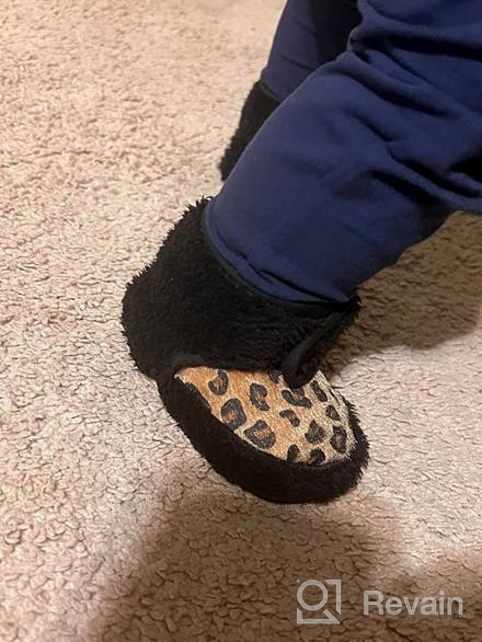 img 1 attached to 👶 Plush Winter Snow Boots for Infant Baby Boys and Girls - Cowboy Style with Tassels, Bowknots, and Side Zipper - Soft Sole for Newborns and Toddlers - Ideal for First Steps and Outdoor Activities review by Chris Hall