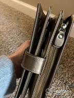 img 1 attached to Genuine Leather RFID-Blocking Wallet For Women: Spacious With Wristlet And Card Holders By Lavemi review by Charley Prz