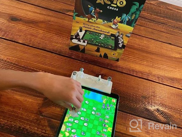img 1 attached to Tacto Chess: The Ultimate Interactive Chess Set For Kids And Beginners - PlayShifu'S Kit And App With 4 Modes! review by Andre Motko