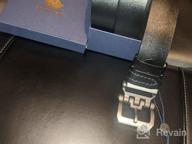 img 1 attached to BISON DENIM Genuine Leather Buckle review by Mike Calderon