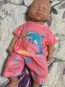 img 8 attached to Реалистичная силиконовая кукла размером 17 дюймов: Vollence Soft Reborn Girl, материал без винила