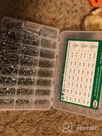 img 1 attached to Complete Stainless Steel Nuts And Bolts Assortment Kit With Hex Wrenches - A Must-Have For DIY And Industrial Projects review by Dustin Ferguson