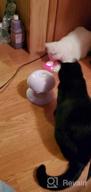 img 1 attached to Cat Laser Toys, 3 In 1 Tumbler Interactive Cat Toys, Laser And Feather Toys For Indoor Cats Kittens Pets, Rechargeable Automatic Cats Chaser Toy With Laser,3 Speed Modes,3 Timer Settings review by Kevin Cota