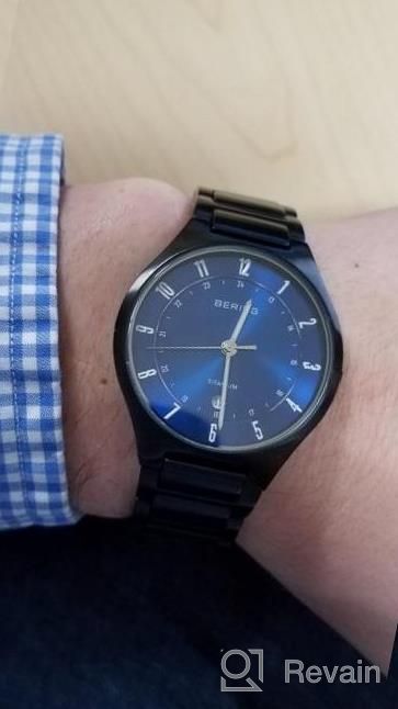 img 1 attached to BERING Unisex Analog Quartz Classic Collection Watch With Calfskin Leather Strap & Sapphire Crystal review by Mike Rubenstein
