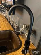 img 1 attached to Lordear Bar Sink Faucet: High-Quality 360 Degree Single Handle Kitchen Sink Faucet With Stainless Steel Brushed Nickel Finish And Hot/Cold Single Lever Control review by Marcus Braunstein