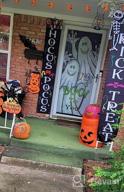 img 1 attached to Halloween Decorations Outdoor & Indoor - Trick Or Treat, Hocus Pocus & Fall Porch Banners! review by Sam Pullen