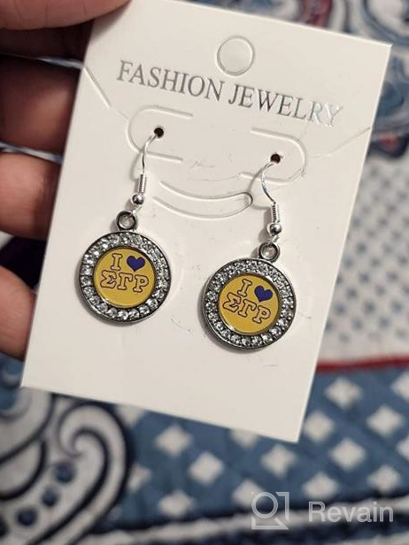 img 1 attached to 💎 AKTAP Sigma Gamma Rho Sorority Gift: Stylish Paraphernalia & Jewelry for Women/Girls review by Kyle Whitehead