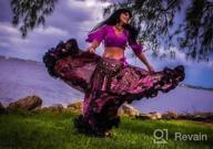 img 1 attached to Discover The Elegance Of Belly Dancing With ROYAL SMEELA Chiffon Skirts For Women review by Chris Wilson