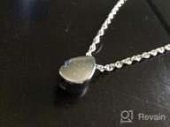 картинка 1 прикреплена к отзыву Хранимые воспоминания: Маленькое ожерелье для кремации в форме слезы - кулон-подарок с прахом мамы для женщин от Bill Pulse