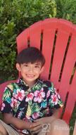 img 1 attached to Stylish & Comfortable: Big Boys' Short Sleeve Hawaiian Shirts By SSLR review by Dave Neal