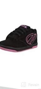 img 7 attached to Heelys Split Sneaker Black Glitter Athletic Shoes for Girls