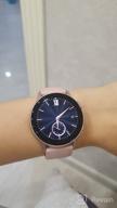 img 1 attached to SAMSUNG Galaxy Watch Active2 (Aqua Black, R820-44mm) 📱 with Bluetooth, Silicon Strap, and Aluminum Bezel - International review by Asahi Sato ᠌