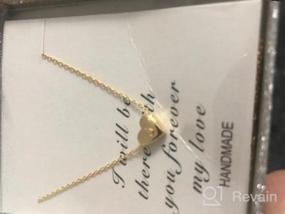 img 5 attached to 💛 18K Gold Heart Choker Necklace – Initial Letter Necklace for Women & Teen Girls, Personalized Gift with Nice Gifts Box