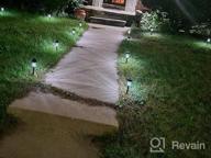 img 1 attached to 12 Pcs Solar Pathway Lights: Illuminate Your Lawn, Patio, Yard & Garden! review by Jacob Brooks