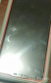 img 7 attached to LG V50 / LG V50 ThinQ 5G (2019) Ударопрочный прозрачный чехол-бампер со встроенной защитой экрана — серия Poetic Guardian, розовый/прозрачный