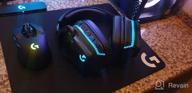 img 1 attached to Immersive Gaming Audio: Logitech G935 Wireless DTS:X 7.1 Surround Sound LIGHTSYNC RGB Headset - Black/Blue review by Vinay Verma ᠌