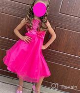 img 1 attached to WOCAU Little Sequin Sleeveless Flower Girls' Dress review by Bre Marie