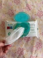 img 1 attached to Pampers Aqua Pure Wipes: Four-Pack for Gentle and Effective Baby Care review by Agata Sikora ᠌