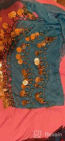 img 6 attached to Get Your Groove On In Style With Lauthen.S 128 Coins Belly Dance Hip Scarf For Halloween