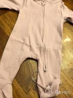 картинка 1 прикреплена к отзыву Aablexema Cotton Footie Pajamas with Mitten Cuffs - Unisex Newborn Infant 2-Way Zipper Footed Onesies от Greg Muin