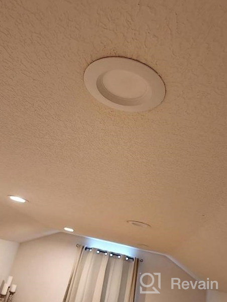 img 1 attached to 4 Inch Dimmable LED Recessed Lighting 12 Pack, 9W=60W 650LM Can Lights With Baffle Trim 3000K/4000K/5000K Selectable ETL & FCC Certified - Amico 3CCT Retrofit Installation review by Paul Opoku