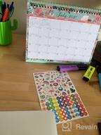 img 1 attached to Stay Organized With Our 2022-2023 Standing Flip Desk Calendar - 10" X 8.3" For Generous Memo Writing And Thick Paper, With A Strong Twin-Wire Binding! review by Jeff Chisholm