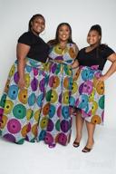 картинка 1 прикреплена к отзыву Женское платье макси в ярком африканском принте - великолепное длинное платье Дашики от Michael Mendoza