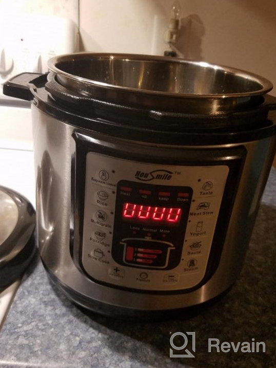 img 1 attached to Housmile 8-In-1 Programmable Pressure Cooker With 6-Quart Capacity: Slow Cooker, Rice Cooker, Sauté, Steamer, Warmer, And More For Versatile One-Pot Meals. review by Eric Edgar