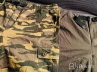 img 1 attached to AKARMY Men'S Casual Camouflage Cargo Shorts With Multi-Pockets And Twill Fabric (Belt Not Included) review by Greg Hammett