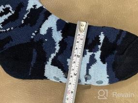 img 8 attached to DOSKONI Kids Boys Girls Fuzzy Slipper Socks | Cute Animal Soft Warm Thick Winter Socks | Children's Non-Skid Home Socks with Fleece Lining