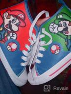 img 1 attached to Super Mario Brothers Nintendo Sneaker Boys' Shoes and Sneakers review by James Chandran