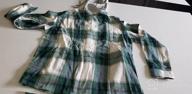 img 1 attached to Women'S Plaid Hooded Shacket Jacket Long Sleeve Button Down Flannel Spring Fall Coat review by Keith Wachtel