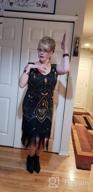 img 1 attached to 1920S Gatsby Dress For Women: Sequined Art Deco Flapper Dress With Fringed Sleeves By Metme review by Heather Davis