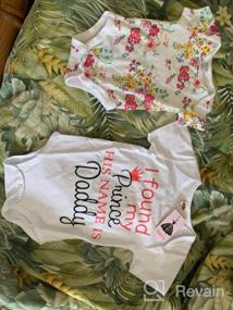 img 6 attached to Newborn Unisex Baby Romper Onesie - Cotton Button Down Short One Piece Jumpsuit Bodysuit Toddler Clothes
